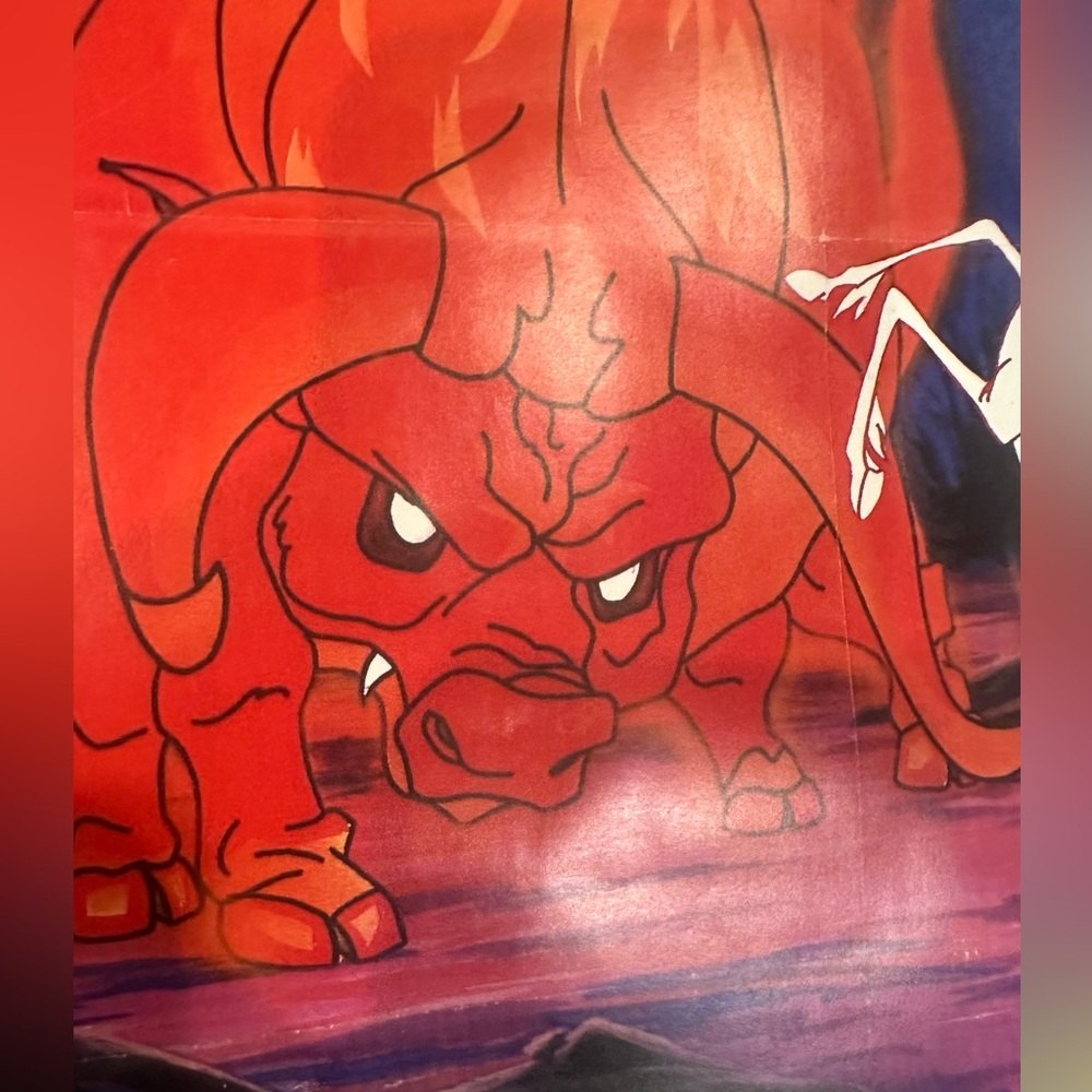 Vintage The Last Unicorn Poster - White, Red, Blue, Purple, Yellow - Picture 15 of 16